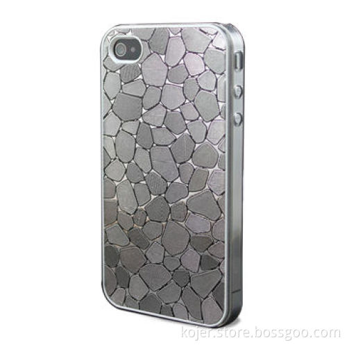Crystal Case for iPhone 4, Made of PC and PU, Customized Patterns and Logos Accepted